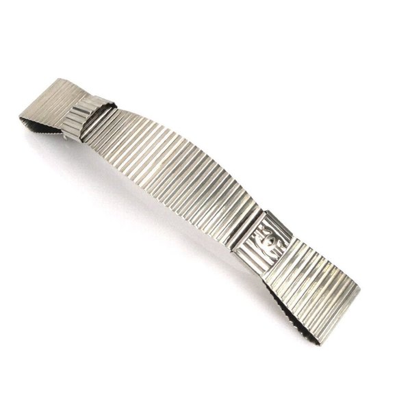 Auth CHANEL CC Logo Barrette Hair Clip Silver Metal - h29817k - Picture 1 of 16